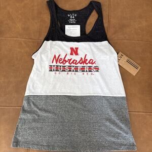 Nebraska Activewear Team Tank SZ Medium Blue 84